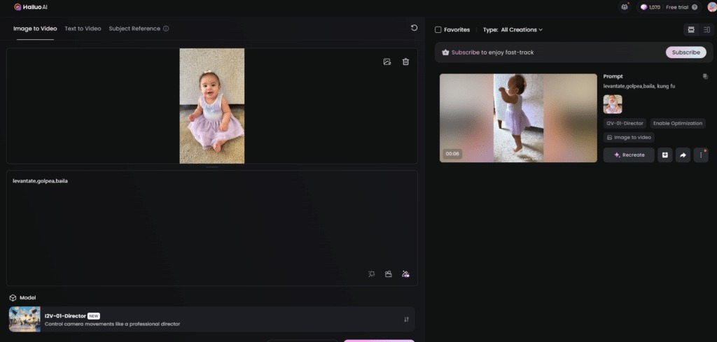 How to Create an AI Dancing Baby Video on HailuoAI.video