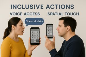 Voice Access and Spatial Touch